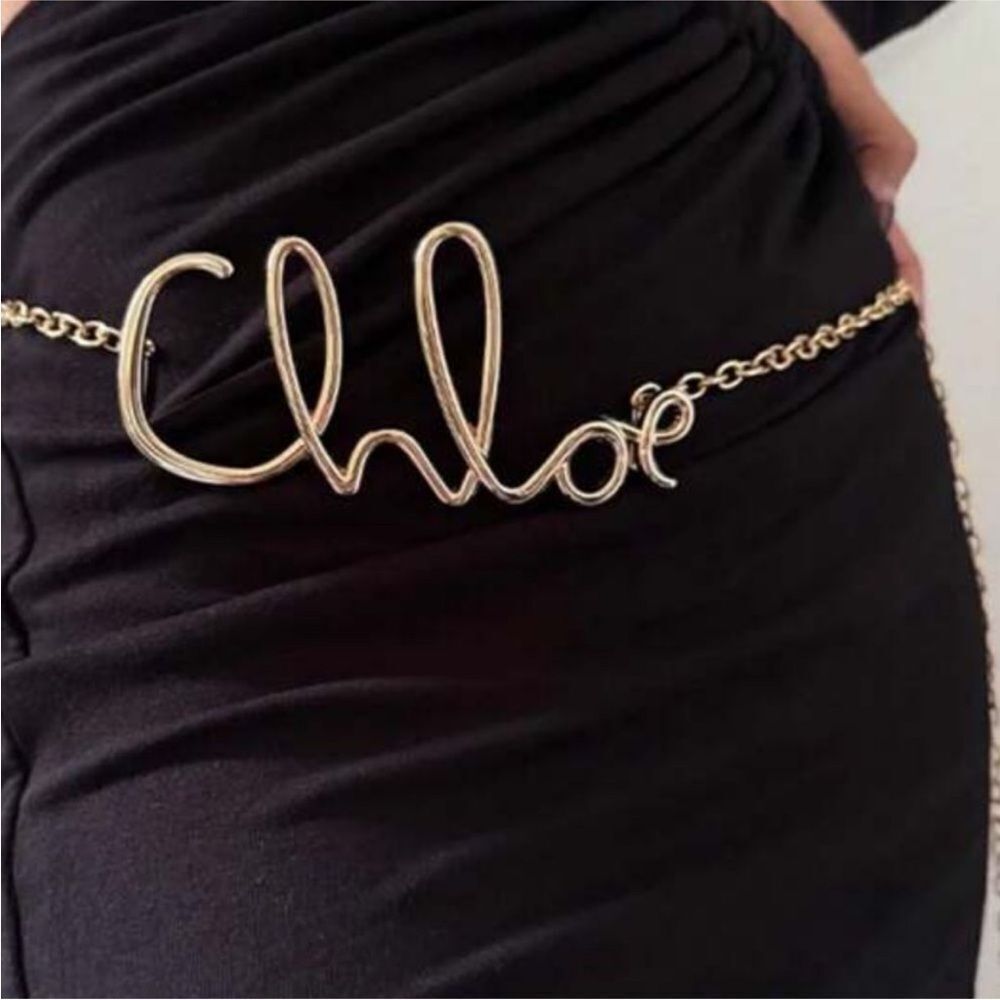 Gold Chain Belt N1857